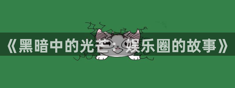 okooo澳客体育凯捷平台主管：《黑暗中的光芒：娱乐圈的故事》