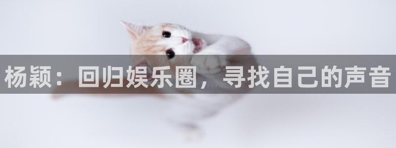 okooo澳客3登陆：杨颖：回归娱乐圈，寻找自己的声音